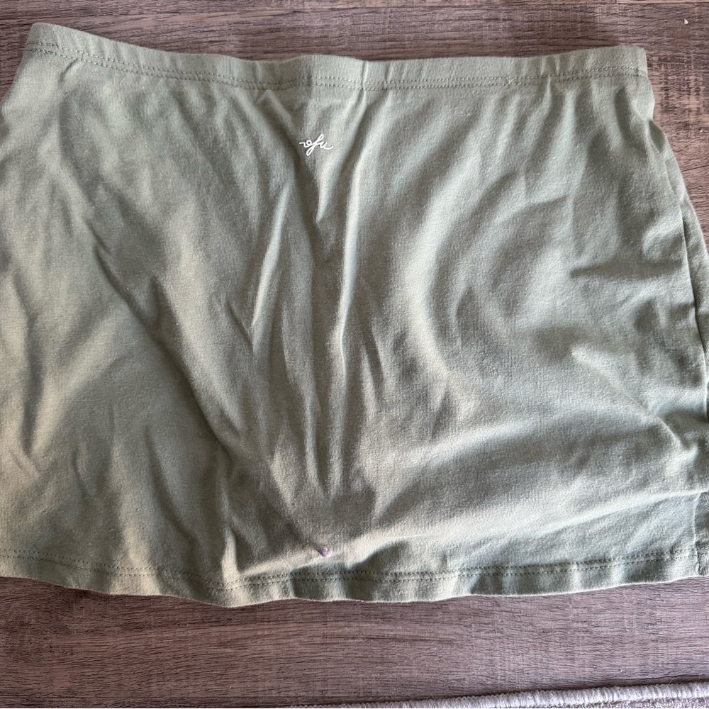 Urban Outfitters Olive Mini Skirt